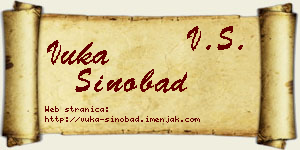 Vuka Sinobad vizit kartica